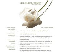 Tablet Screenshot of bestattungen-michael.de
